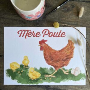 Affiche Mère Poule